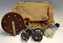 Sea/Boat reels (4): Mitchell chrome spool reel with star drag and rod clamp, Intrepid Pirate