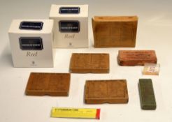 Hardy Bros and other retailers accessory boxes et al (10): 3x Hardy 