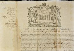 1710 Hand in Hand/Amicable Contributor Insurance Policy - dated 13 April 1710, St Mary Aldermary for