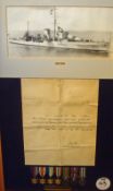 WWII Royal Navy Miniature Medal Group to include C/KX 91366 A P Smales to consist of 1939/45 Star,