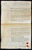 Shropshire - Lilleshall near Telford. Poor Law Removal - 17th April 1763 - Printed document with