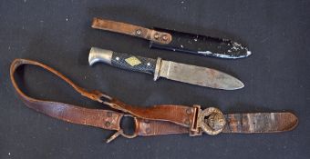 Pre Nazi German Scout belt and dagger - Before the Hitler Youth the German Scout Movement was very