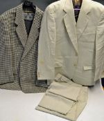 Van Gils Men's Jacket and Waistcoat pure wool hounds tooth design, together with Horne Brothers