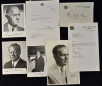 Autographs - Political Figures - a mixed selection of signed documents and photographs, to include