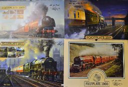 'Tracks on Canvas' Book by Philip D. Hawkins to include 2x Signed Greeting Cards and 5x unopened