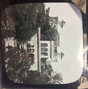 India & Punjab - Lahore Fort Glass Slide -Rare Glass slide negative of Lahore fort and the hazuri