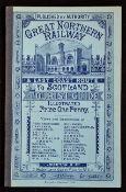 Great Northern Railway & East Coast Route To Scotland. Tourist Guide. Circa 1880s. A fine 40 page