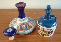 HMS Victory Trafalgar Day Limited Edition Ships Decanter Pusser's Rum, unopened together with a