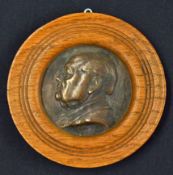 Winston Churchill 1945 - A large fine impressive Victory medallion. Obverse; Portrait of Winston