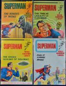 British Comics - No.1-4 Superman World Adventure Library 1967 - condition varies