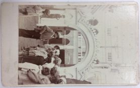 India & Punjab - CDV of Sialkot - A rare carte-de-visite photograph of house of a Sikh Noble, with