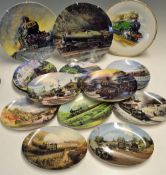 Railway Ephemera - assorted selection of Railway Plates to include Wedgwood, Royal Worcester,