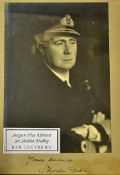 Surgeon Vice Admiral Sir Sheldon-Dudley (1884-1956) Signed Print Display signed to the mount