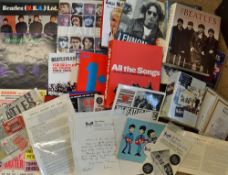 The Beatles Memorabilia Selection to include ODEON Theatre Llandudno The Beatles Ticket Stub, Bubble