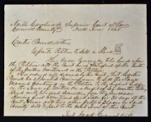 Sale Of A Slave, Carswell County, North Carolina 1848 - Court petition granted to sell this slave