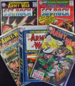 American Comics - Superman DC Sgt Rock's Our Army At War includes Nos.138, 147, 148, 158, 162 and