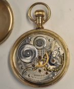 Hamilton Pocket Watch 1910 - serial No. 773824, Grade 972, run: 200, 17 jewels, running, appears