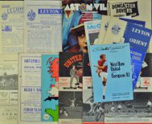 Mixed Football Programmes includes 1956 Manchester United v Wolverhampton Wanderers, 1959 Manchester