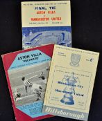 1957 FA Cup Final programme Aston Villa v Manchester United, 1957 FA Cup Semi-Final Birmingham