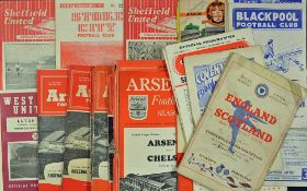 A collection of 1950's football programmes in varying condition, worth a good inspection. (102)