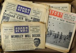 Sport Magazine: Over 130 from 1949 to 1954 most have team pictures on front and are in overall