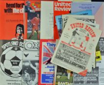 Manchester United away friendly match programmes to include 1972 AFC Bournemouth, 1982 Tranmere