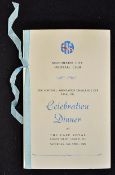 1969 FA Cup Final Manchester City celebration dinner at the Café Royal, London dated 26 April