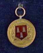 1928-29 Tyneside Wednesday Football League 9ct Gold Winners Medal engraved 'Winners Newcastle