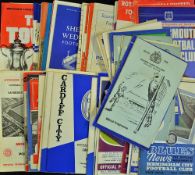 1960s Assorted Football Programmes with clubs including Arsenal, Aldershot, Aston Villa, Everton,