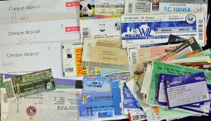 Collection of match tickets with mainly European and Foreign Clubs, International fixtures, with