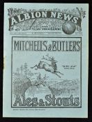 Pre-War 1933/1934 West Bromwich Albion v Wolverhampton Wanderers match programme dated 17 February