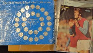 Mixed lot of football memorabilia to include a comprehensive collection of player autographs (one