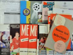 Manchester United European Cup match programmes to include homes 1957/1958 Red Star, 1965/1966
