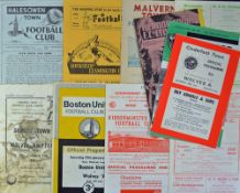 Wolverhampton Wanderers 'A' team way match programmes 1959/1960 Halesowen Town, Lockhead