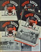 1951/1952 Championship season Manchester United complete home programme collection, 21 league & 1
