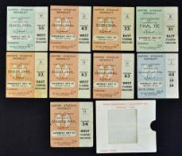 1966 World Cup tickets for all the tournament matches at Wembley including the final England v