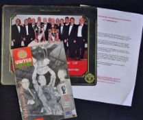 Letter dated 3 January 2007 from Alex Stepney to David Herd regarding the 1968 European Cup