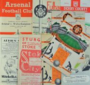 1950/1951 Wolverhampton Wanderers homes programmes v West Bromwich Albion, Aston Villa, Stoke City