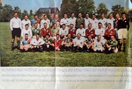 1930's Coloured photograph of Home Rugby Countries stars: Gathered for a Kodak rugby instructional