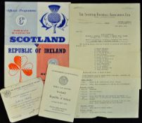 1961 World Cup matches Scotland v Republic of Ireland, the player (David Herd) selection letter -
