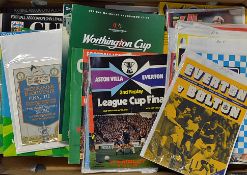 FA and League Cup Football Programme Selection includes Finals and Semi-Finals 1957 Aston Villa v