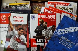 Good assortment of European Competition football programmes, Friendlies, Finals, Semi-Finals,