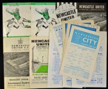 Manchester City reserve match programmes v Wolverhampton Wanderers to include 1959/1960, 1961/