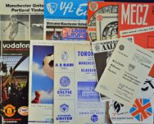 Collection of Manchester United big match football programmes to include 1980 Portland Timbers, 1973