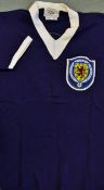 Scottish International 'V' neck shirt, match worn by David Herd in his first international match