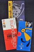 1999 European Cup Final Manchester United v Bayern Munich stadium leaflet - Barcelona Tourist