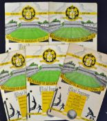 1947/1948 Wolverhampton Wanderers home football programmes to include Sheffield United, Aston Villa,