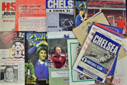 Assorted Football programme collection to include 1966 World Cup Charity match (at Leeds), 1977/1978