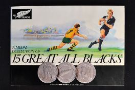New Zealand All Blacks Rugby Medal Collection: titled 