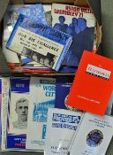 Assorted Football Handbooks - Club and League variety included annuals, supporters magazines,